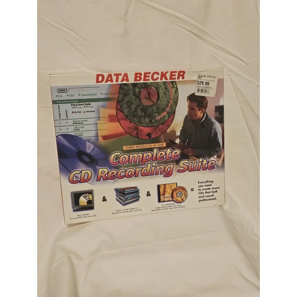 Data Becker Complete CD Recording Suite 3 Products In 1 Create Music CDs